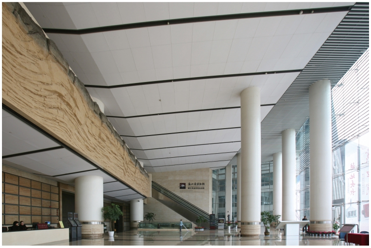 Ceiling suspended soundproof material in hospital aluminum cieling panels ceiling