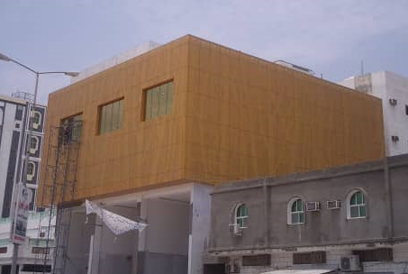 Aluminum perforated plate wedding building project