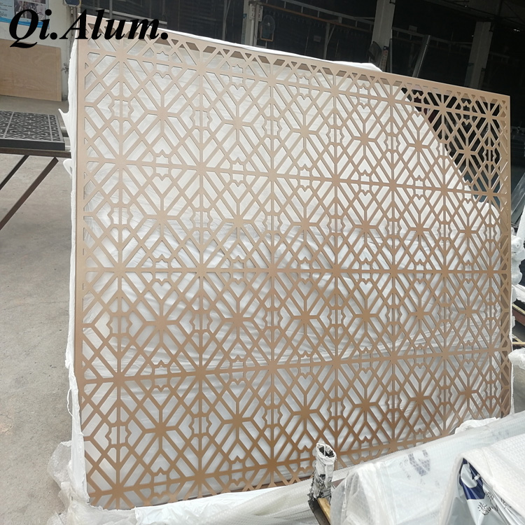 customized aluminum perforated screen for facade cladding decoration