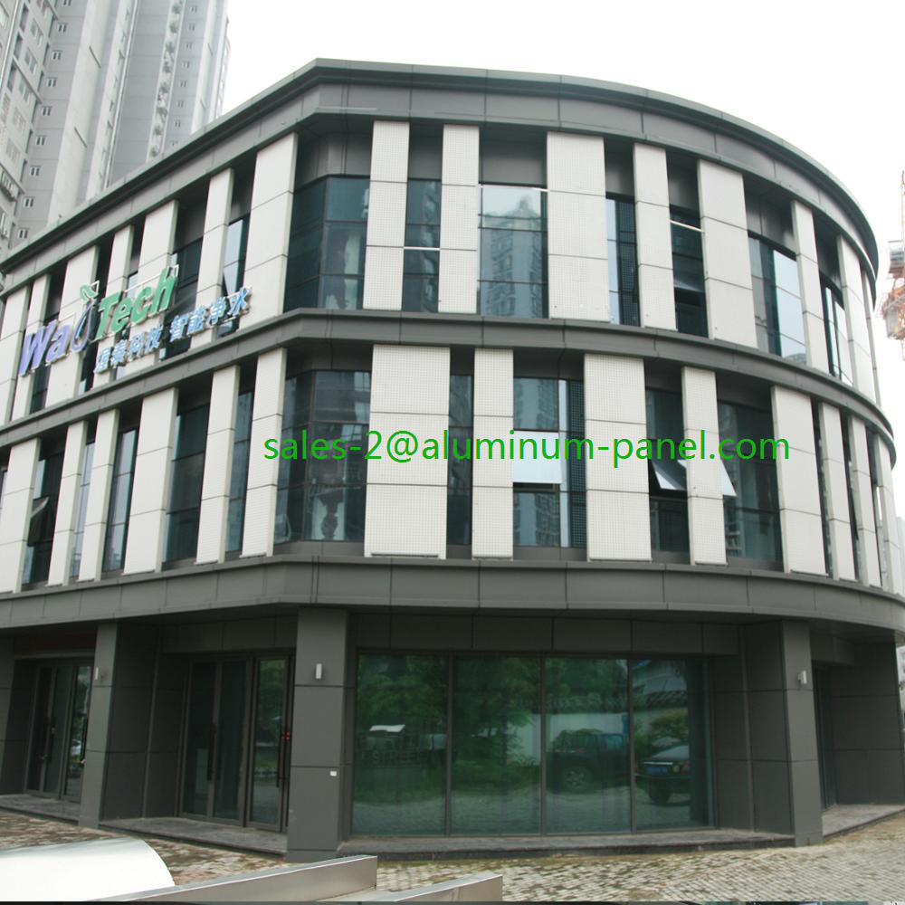 Commercial building facade cladding project